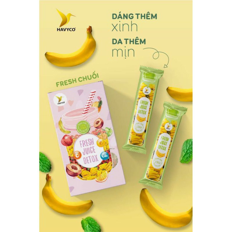 Fresh juice detox trái cây thanh mát giải nhiệt