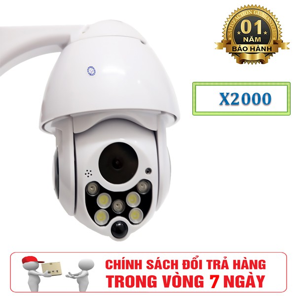 Camera IP Ngoài Trời Yoosee X2000 - Xoay 360 - Hồng Ngoại Quay Đêm