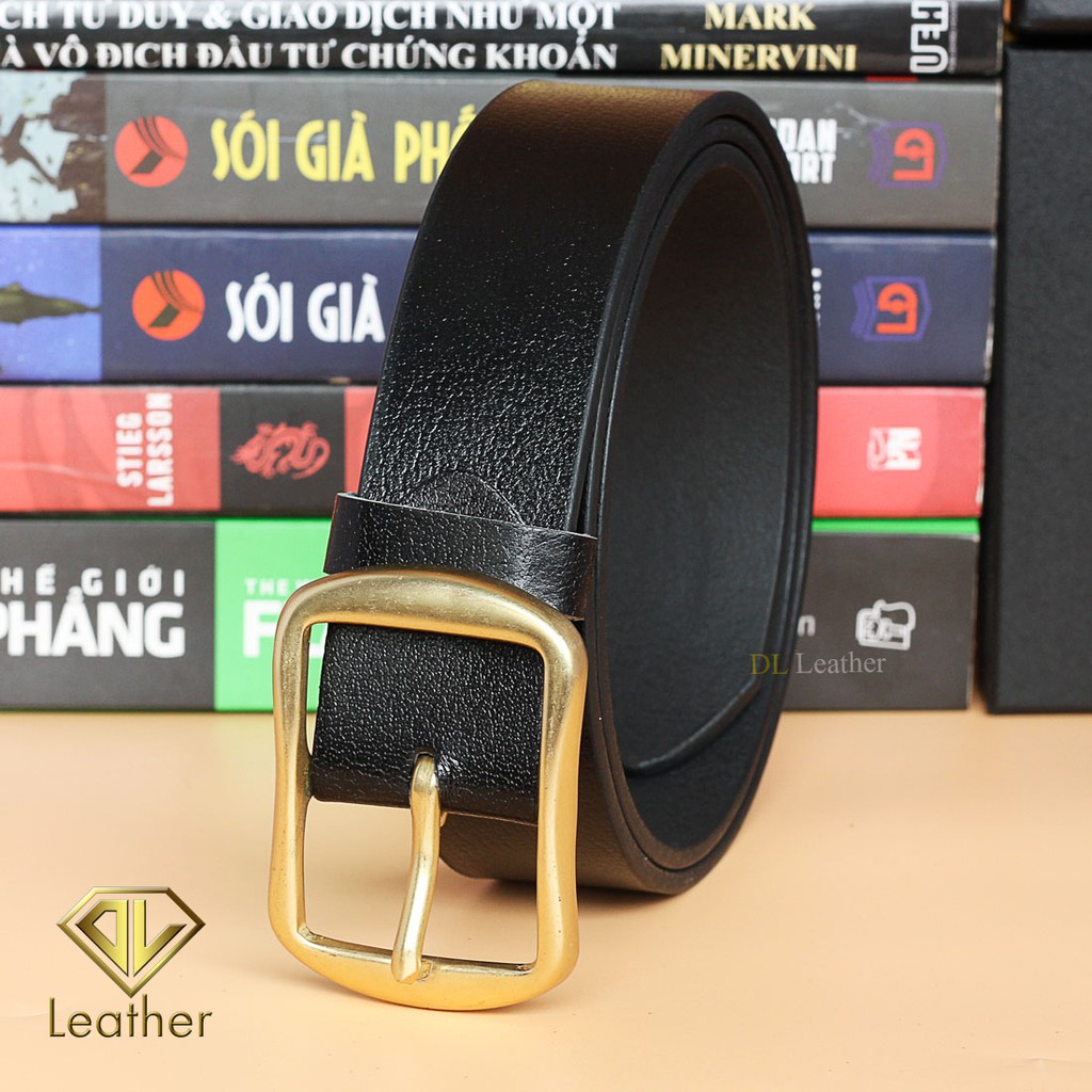THẮT LƯNG NAM KHÓA ĐỒNG DA BÒ NGUYÊN TẤM DLKĐCN-01