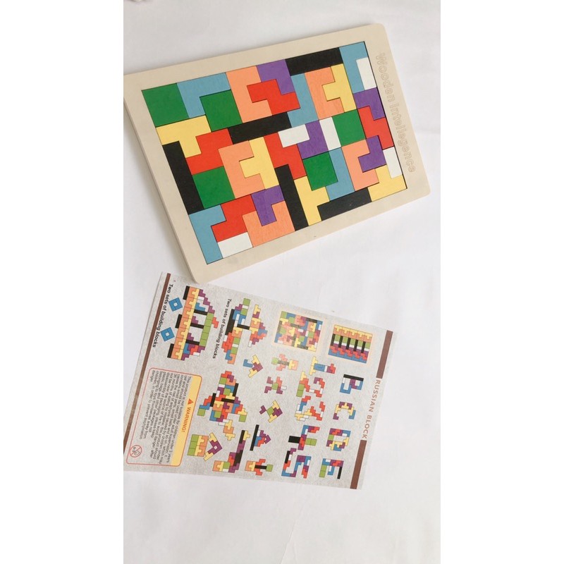 [Mã Sale Khủng] Đồ Chơi Xếp Gạch Tetris Dạng Bảng Cho Bé - BEOFAMILY - Nhỏ gọn, nhiều màu sắc