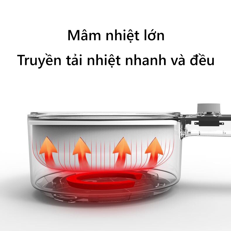 NỒI NẤU ĐIỆN MINI ĐA NĂNG ANKALE - NỒI NẤU MÌ CHỐNG DÍNH ĐA NĂNG - NỒI LẨU ĐIỆN MINI TIỆN LỢI TỐT CHO SỨC KHỎE vt124