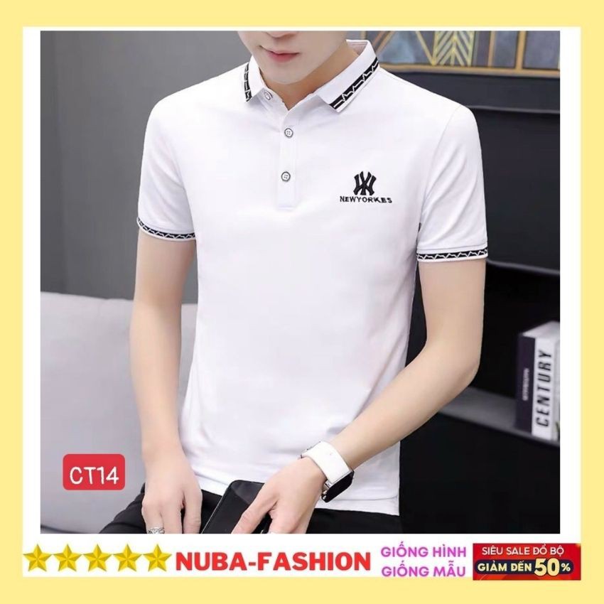 Áo thun nam polo mẫu mới đẹp giá rẻ,áo phông TCS 14