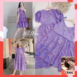 Váy Hoa Nhí Mặc Nhóm Váy Đôi Đẹp