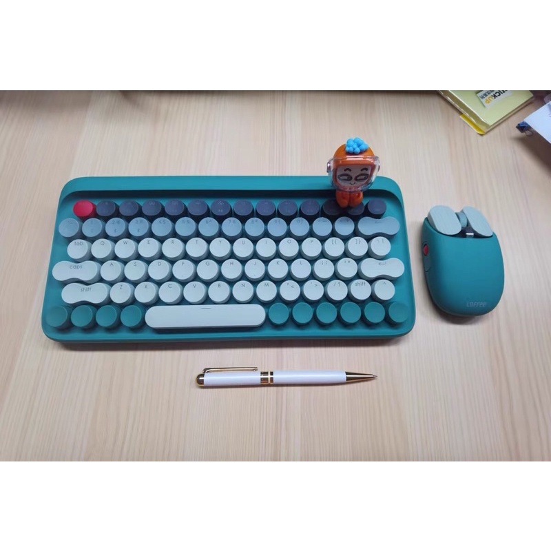 Bàn phím cơ Lofree Bluetooth phiên bản giới hạn xanh Giang Nam chính hãng