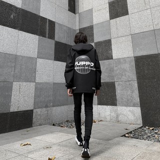 Áo khoác dù DUPPO PLANET JACKET viền phản quang độc đáo