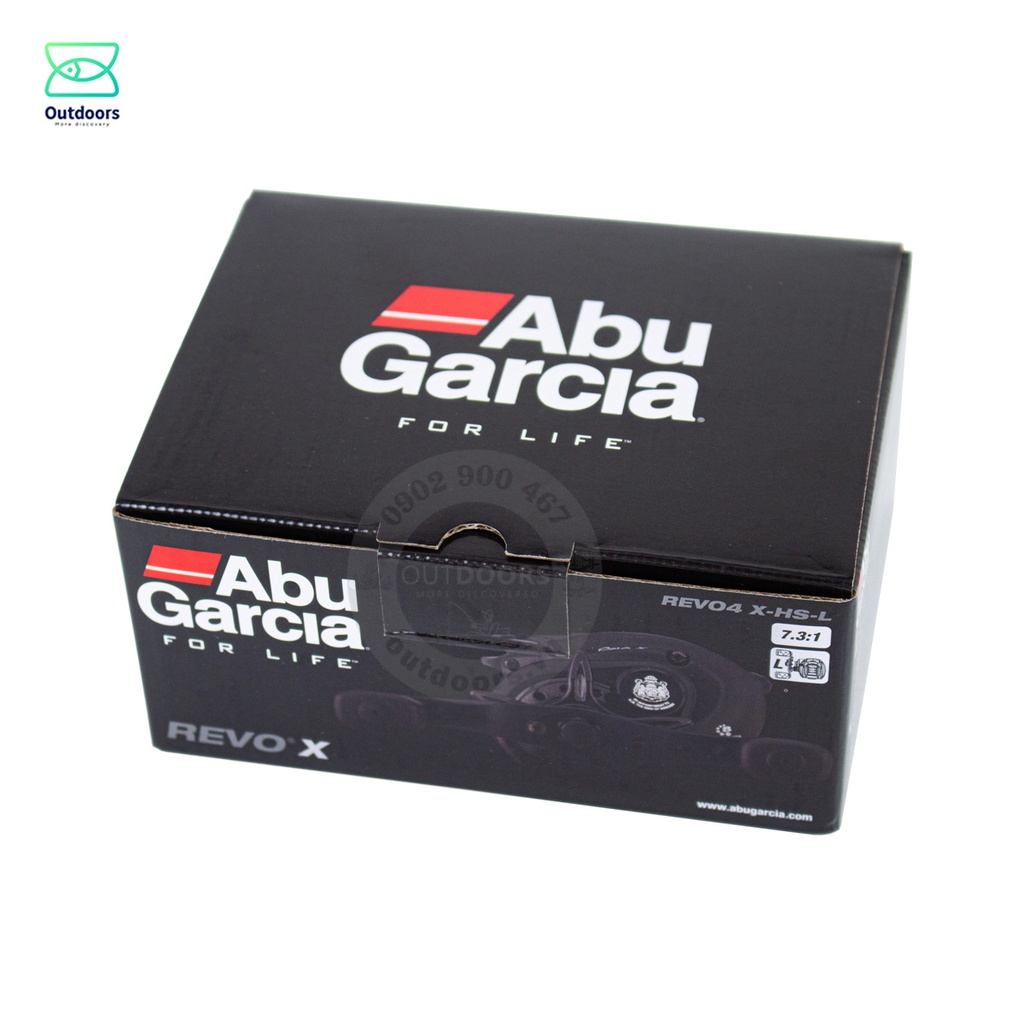 Máy câu ngang Abu Garcia Revo4 X-HS-L tay trái