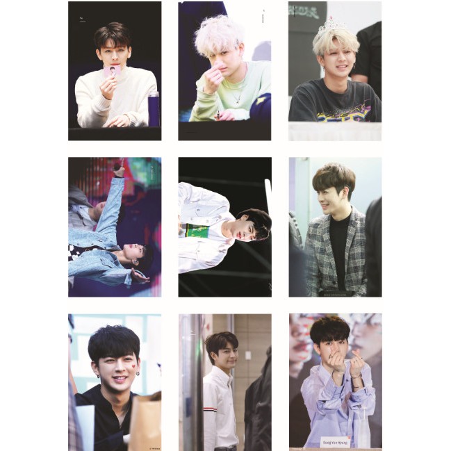 Lomo card 54 ảnh thành viên IKON - SONG YUNHYEONG
