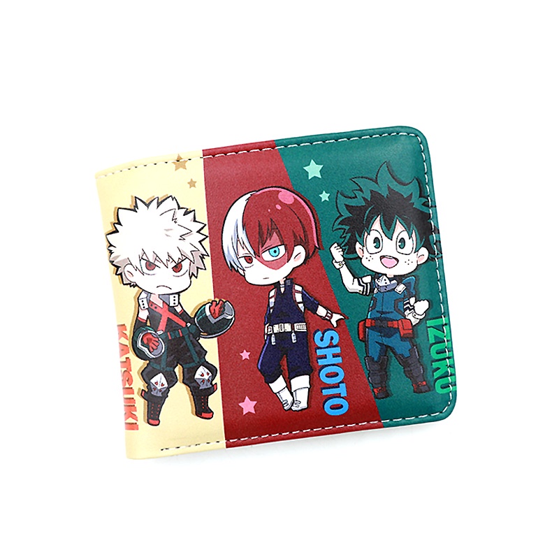 Ví Ngắn In Hình Midoriya Izuku Anime My Hero Academia Nhiều Màu Sắc Cho Nam Và Nữ