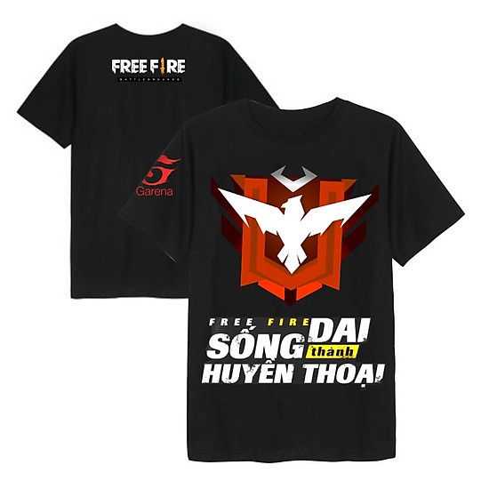 Combo áo mũ khẩu trang Free Fire 🎁 Freeship 🎁 Áo Garena Free fire in theo yêu cầu