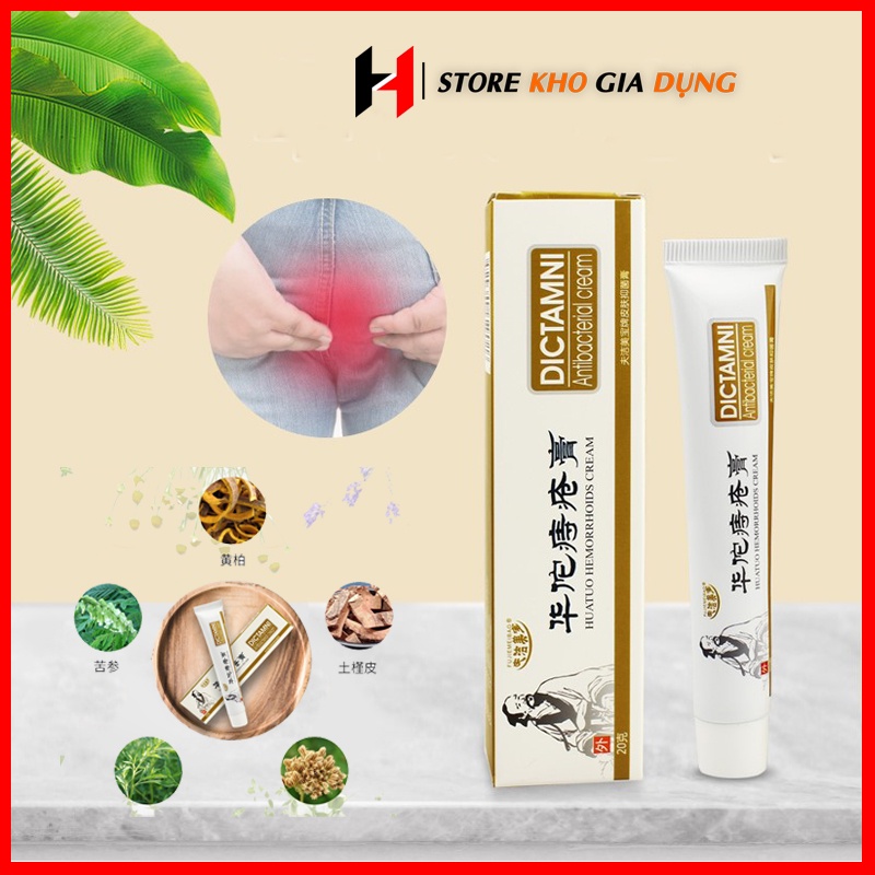 Kem Bôi Trĩ Authentic Hemorrhoids Chinese Herbal Cream Ointment 20g