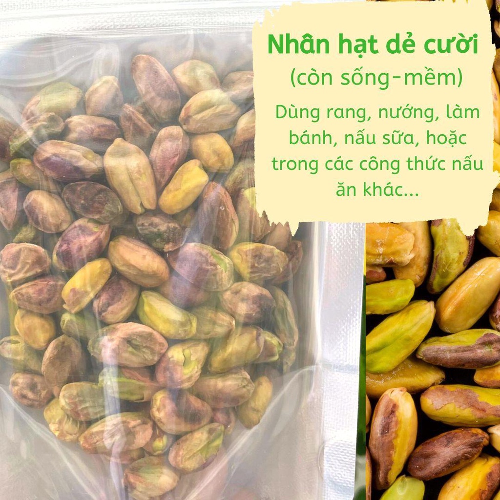 Nhân hạt dẻ cười Pistachios Kernel tách vỏ
