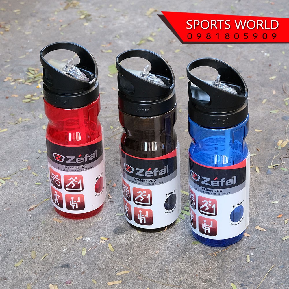 Bình Nước thể thao ZEFAL Trekking 700mml  -  nhập khẩu từ Pháp