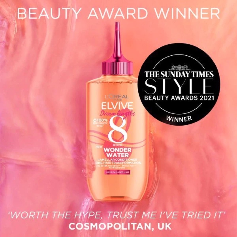 Nước thần xả tóc L'Oreal Paris Elvive Dream Lengths Wonder Water