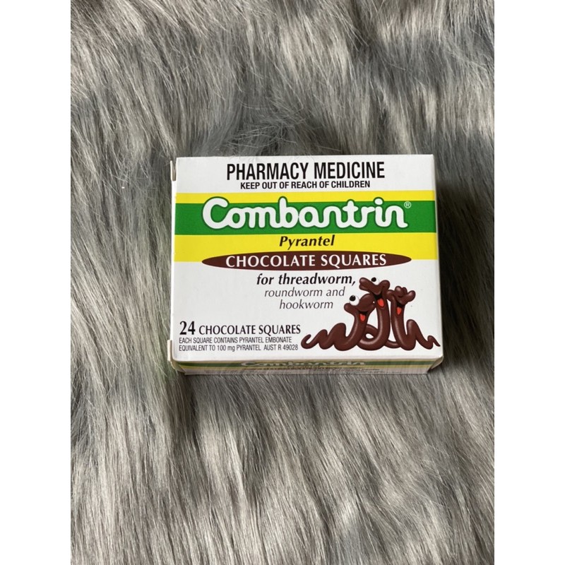 Sản phẩm chocolate Combantrin Úc và Zelcom Hàn Quốc