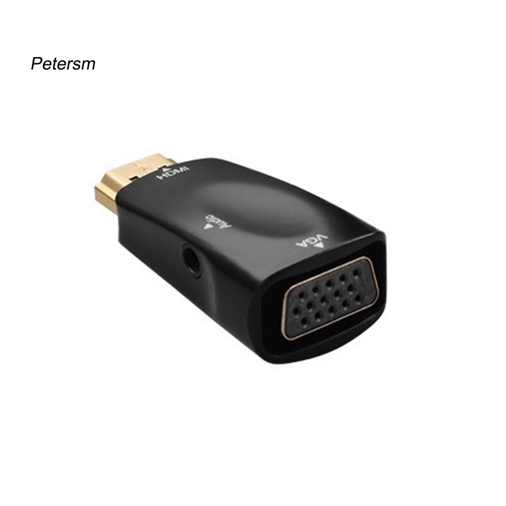 Bộ Chuyển Đổi Hdmi 1080p Sang Vga Kèm Cáp Âm Thanh Cho Pc Laptop Tablet Hdtv Ps4