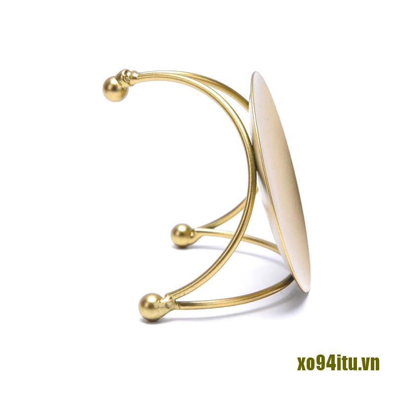 Giá Đỡ Nến Hình Tròn Bằng Sắt Phong Cách Retro xo94itu