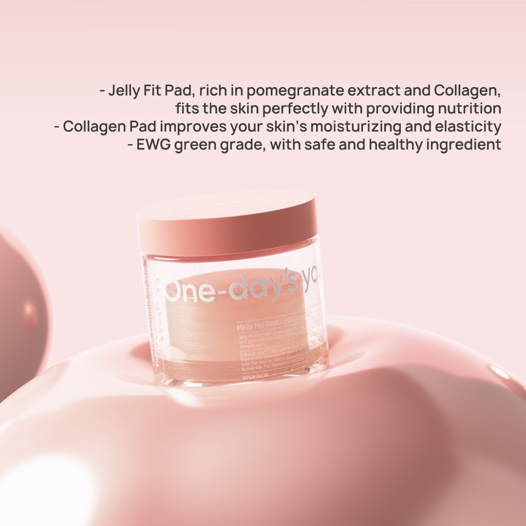 Bông Đắp Toner Hàng Ngày Cung Cấp Collagen ONE DAY'S YOU Dưỡng Ẩm Cân Bằng Cho Da
