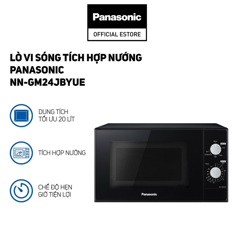 Lò Vi Sóng Kết Hợp Nướng Panasonic NN-GT35HMYUE - BH 12 Tháng - Hàng Chính Hãng