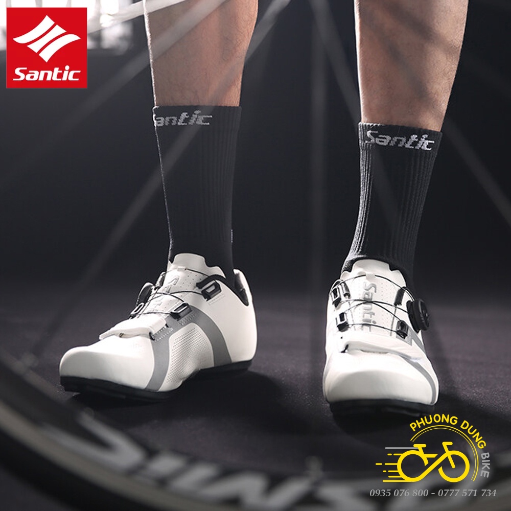 Giày đi xe đạp thể thao Road, MTB  SANTIC 2022 - Khóa Vặn
