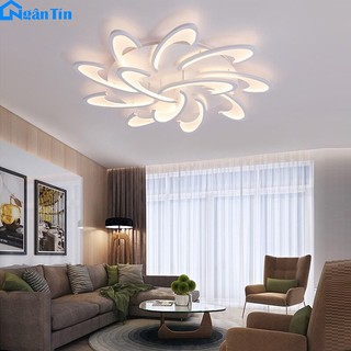 Đèn ốp trần Mica hiện đại 12 cánh MO903A