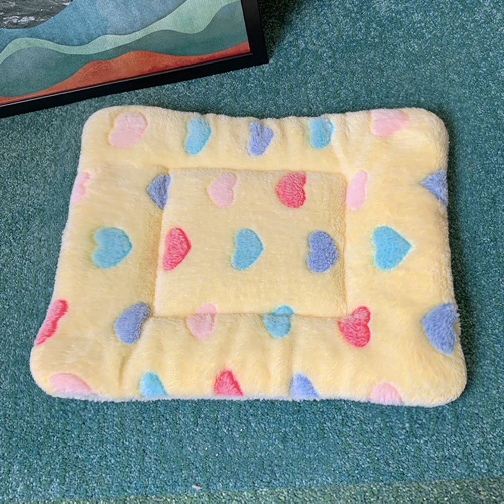 YIYU Nệm ngủ mềm mại hình chữ nhật giữ ấm mùa đông cho thú cưng 1 cái