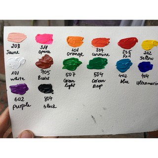 Màu acrylic Sunway 30ml/hũ (Bán lẻ)
