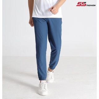 Quần Jogger Nam Thể Thao 5S, Chất Gió Cao Cấp, Bền Màu, Siêu Nhẹ, Lưng Chun Phối Dây Thoải Mái