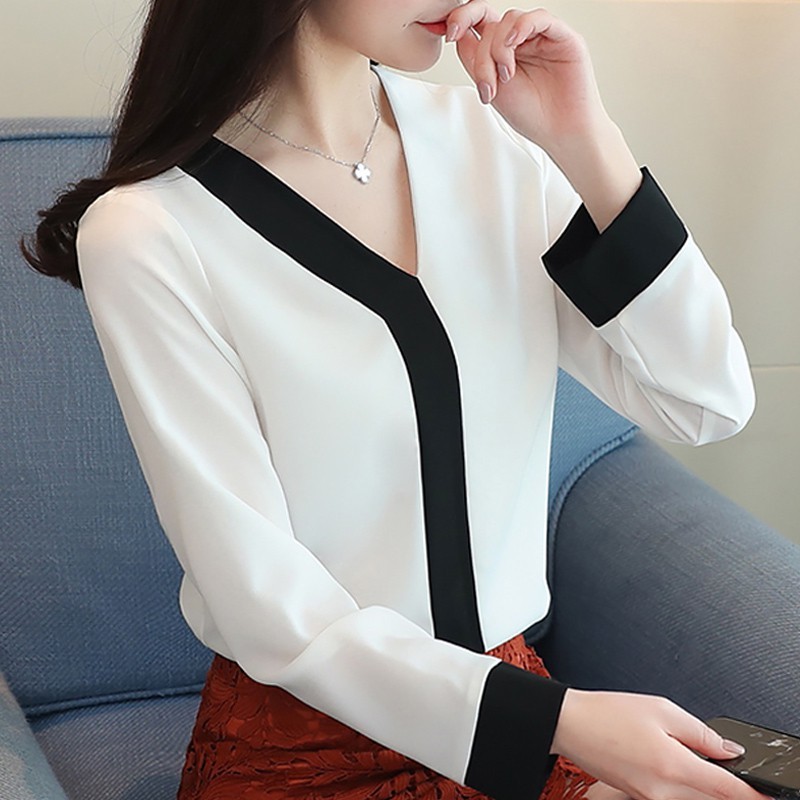 ÁO CỔ V PHỐI VIỀN HERA