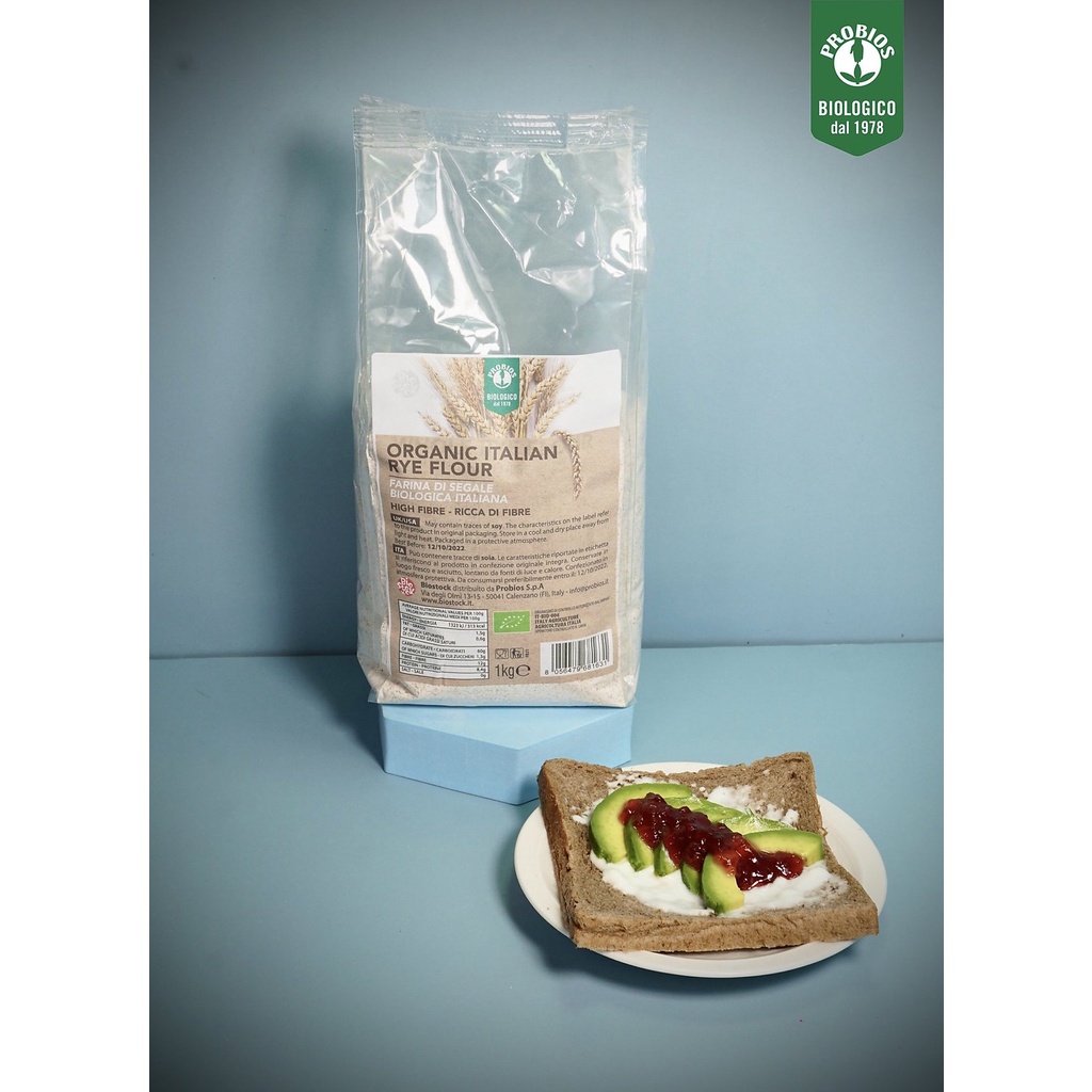 ✅ORGANIC✅  Bột lúa mạch đen nguyên cám hữu cơ 1kg ProBios