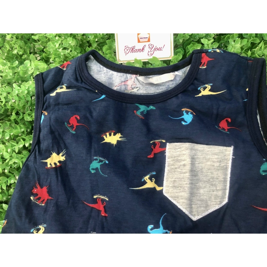 Bộ sát nách bé trai size đại - Hàng nối chuyền