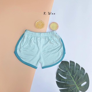 [SALE] Quần bé trai, bé gái KIMCHI vải thun lạnh bảng màu pastel Hàn Quốc, quần áo trẻ em cho bé mặc nhà mùa hè MKMQ2101