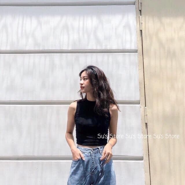 Áo Croptop Ba Lỗ Ngược - Áo Croptop Nhiều Màu