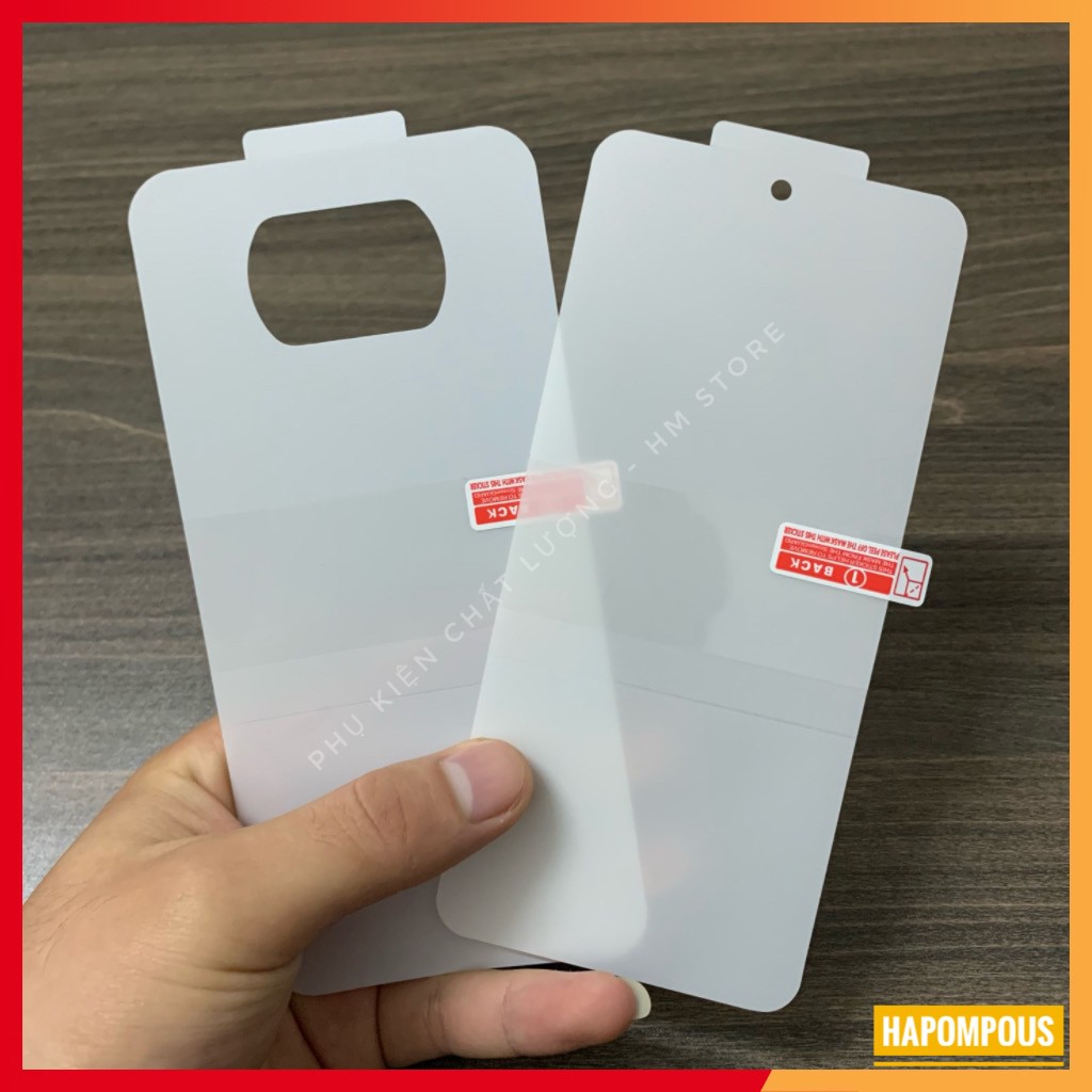 Miếng dán PPF Xiaomi Poco X3 Pro / X3 NFC / X3, 3 lớp chống trầy sước loại tốt