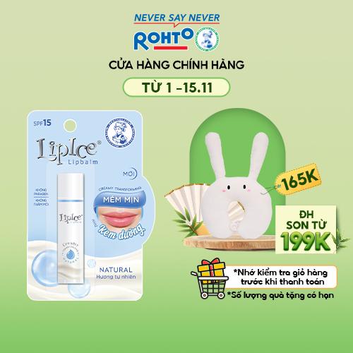 Son dưỡng không màu chuyển kem mịn Lipice Creamy 4.3g