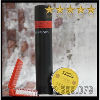 ✅ Combo sáp vuốt tóc nam L'real + lược tạo kiểu/ sáp vuốt tóc/ wax vuốt tóc/ keo vuốt tóc/ sap vuot toc / wax