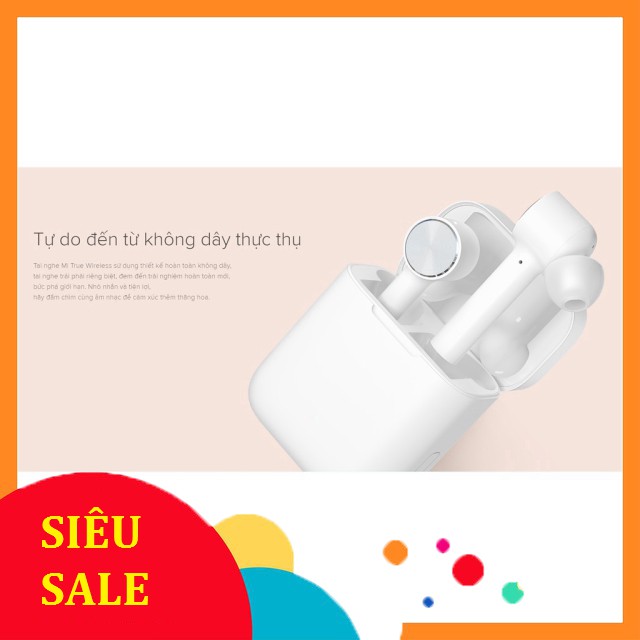 [SiêuRẻ] [Bản Quốc Tế] Tai Nghe MI TRUEWIRELESS EARPHONES TRẮNG (WHITE) - Bảo Hành 6 Tháng -Shop Thế Giới Điện Máy .