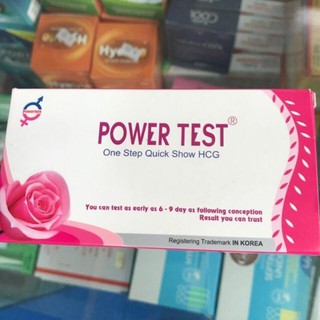 Que thử thai power test