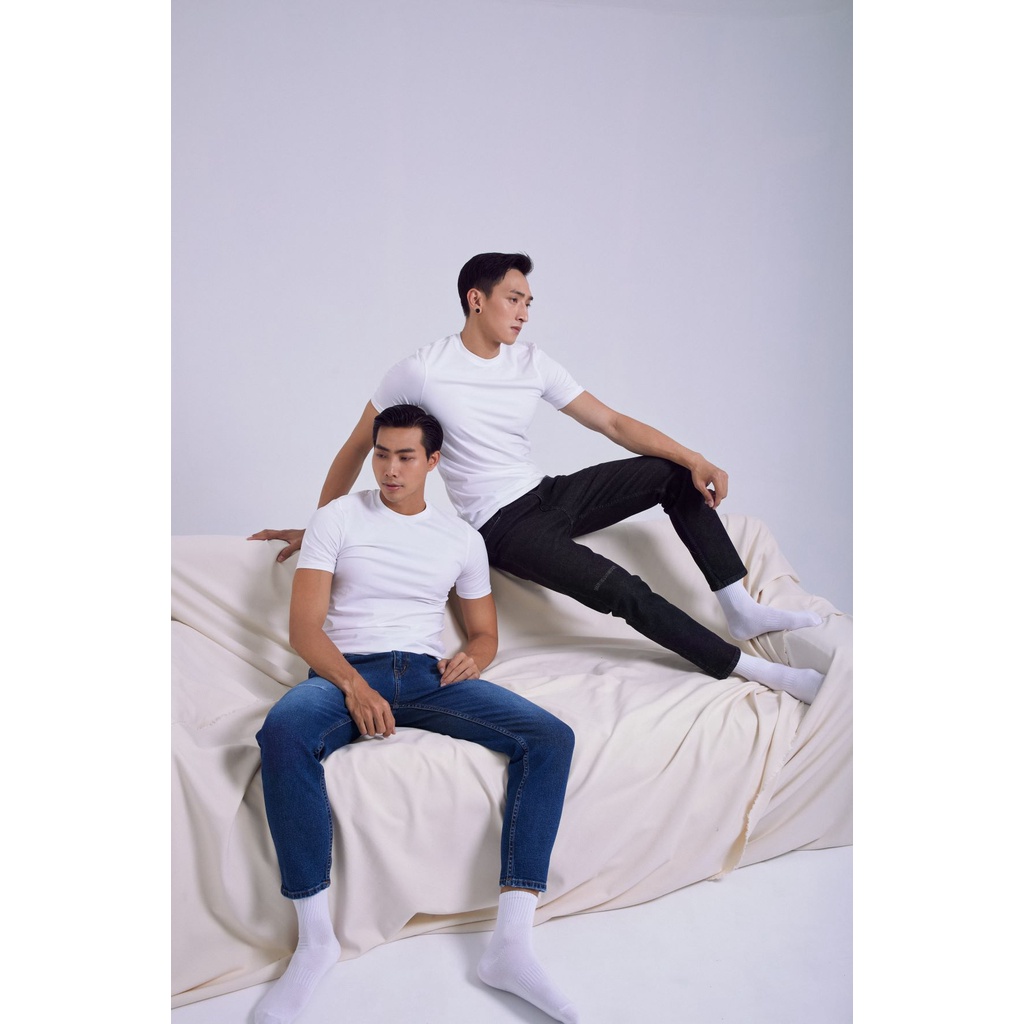 Quần jean nam BEN &amp; TOD 22009 trơn đơn giản, co giãn 4 chiều, cao cấp, dày dặn