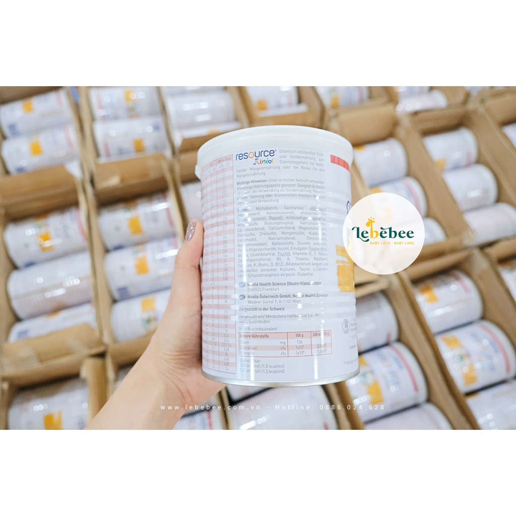 Sữa béo cho bé Nestle Resource nội địa Đức (400g)