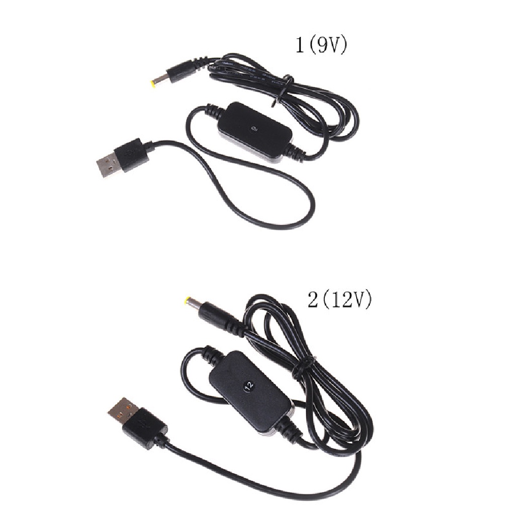 Cáp nối chuyển đổi DC-DC JETTING tăng áp 5V sang 9V/12V giắc cắm USB 5.5*2.1mm