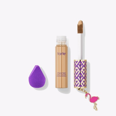 Tarte - Set Kem Che Khuyết Điểm Tarte Shape Tape Concealer &amp; Sponge Set