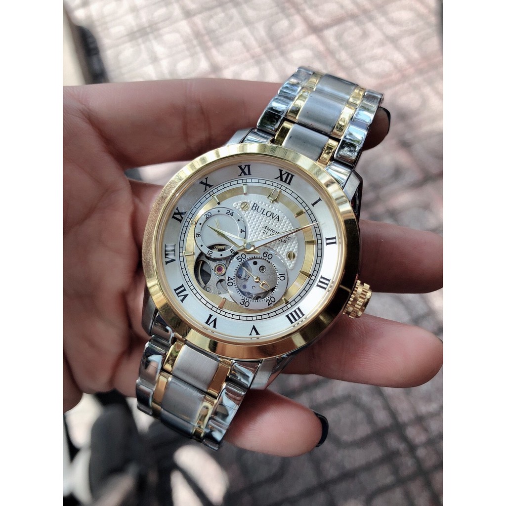 Đồng Hồ Nam BULOVA 96A118 - Dây Kim Loại Demi - 42mm