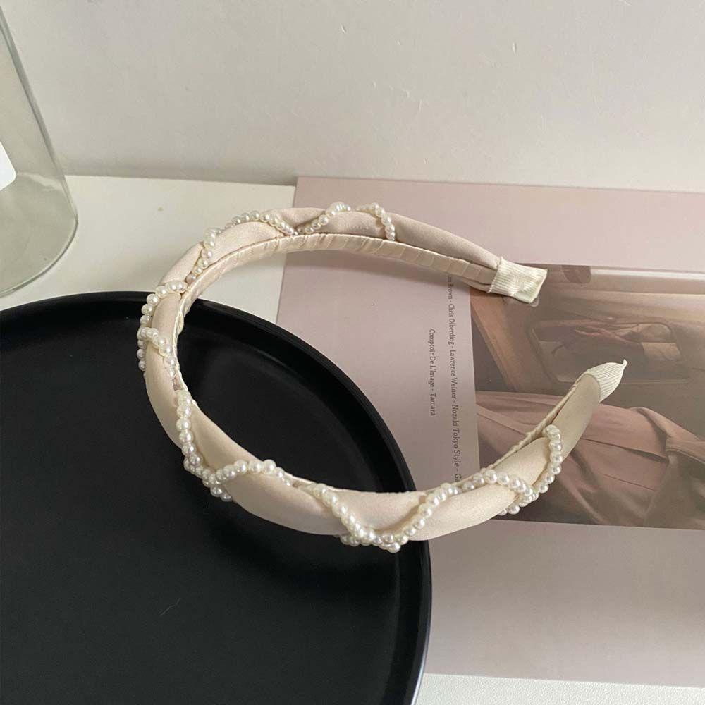 IVORY Băng Đô Cài Tóc Thiết Kế Đơn Giản Thời Trang Theo Phong Cách Hàn Quốc Cho Nữ