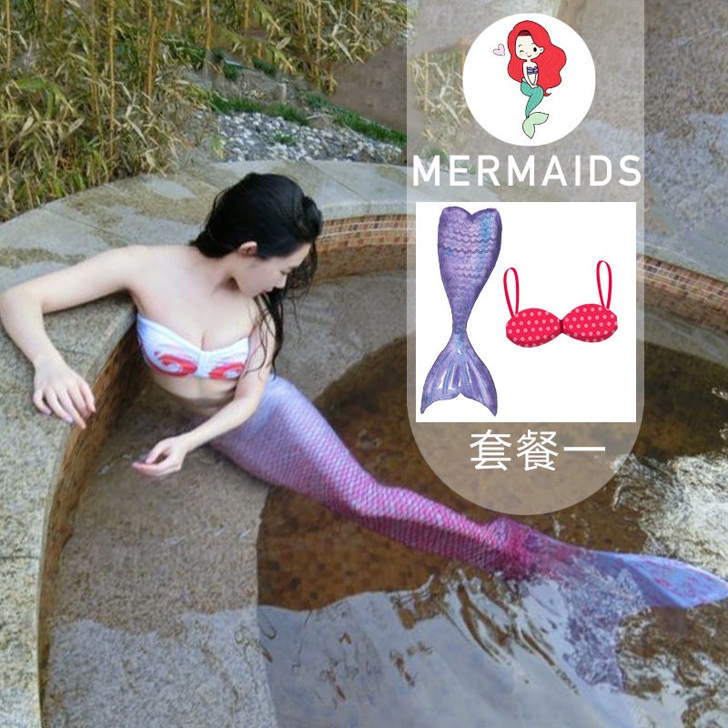 Bộ Đồ Bơi Hóa Trang Nàng Tiên Cá Xinh Xắn Dành Cho Người Lớn