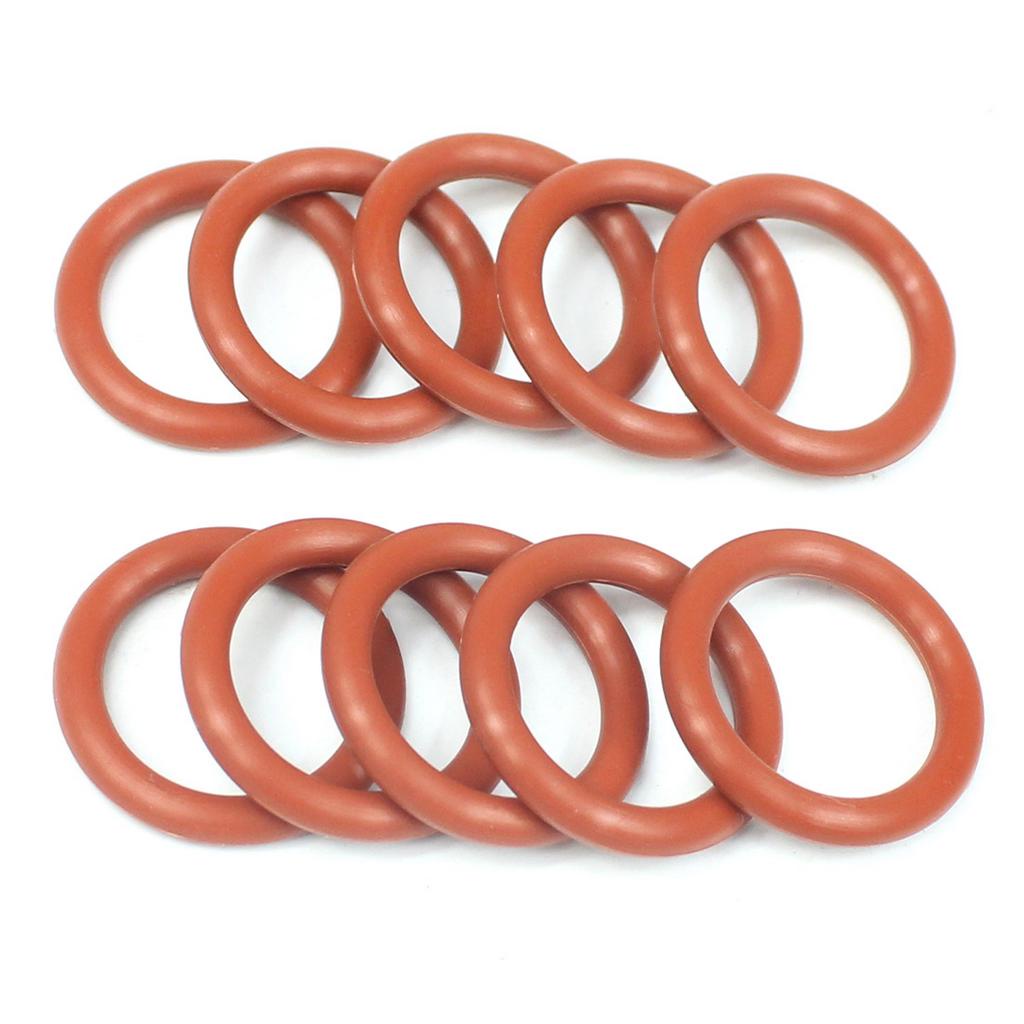 Bộ 10 Vòng Đệm Cao Su Silicone Chống Thấm Nước / Dầu Màu Đen EPDM Dùng Cho Chụp Ảnh