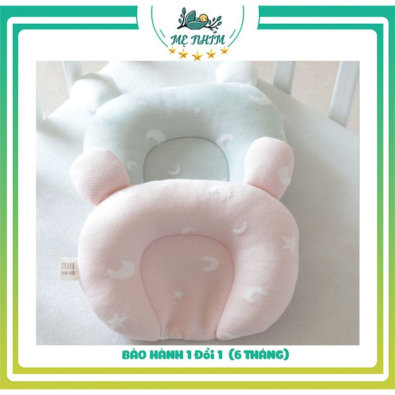 Gối chống méo đầu cao cấp YOOW cho bé sơ sinh 0-6 tháng tuổi Shop mẹ nhím