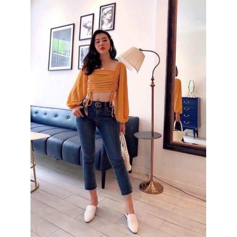 Áo Bigsize Rút Hai Bên Tay Phồng Dành Cho Người Từ 65kg-90kg- Có Hình Thật