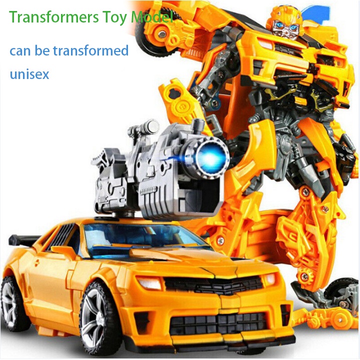 Đồ chơi mô hình xe ô tô biến hình robot người máy Transformer Optimus Prime, Bumblebee MySun