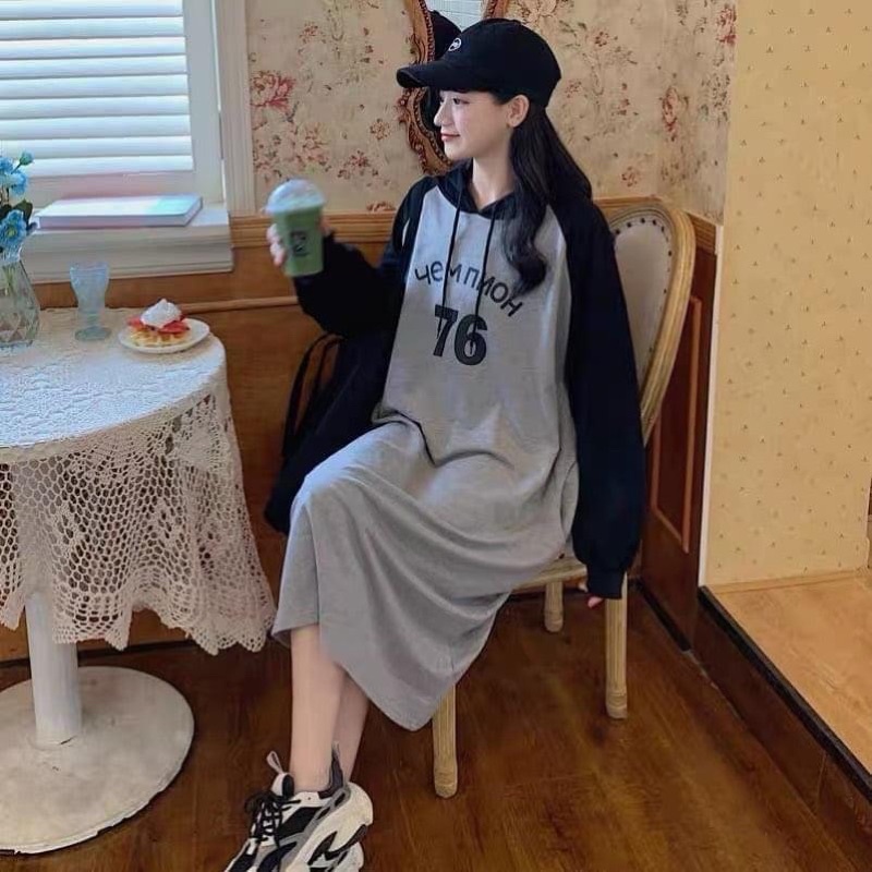 Váy hoodie nỉ siêu dày dày