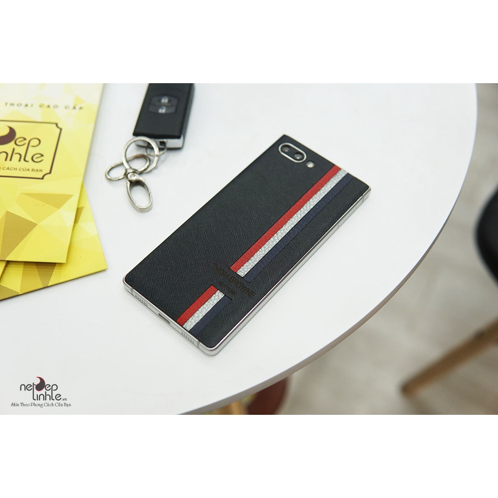 Miếng dán da điện thoai BlackBerry Key 2  – Da bò thật 100% - chính hãng Nét Đẹp Tinh Tế